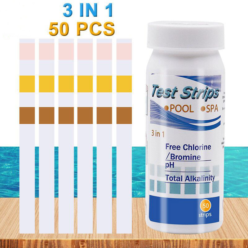 Ph Strip Test - شرائط اختبار الكلور والـPH لحمامات السباحة
