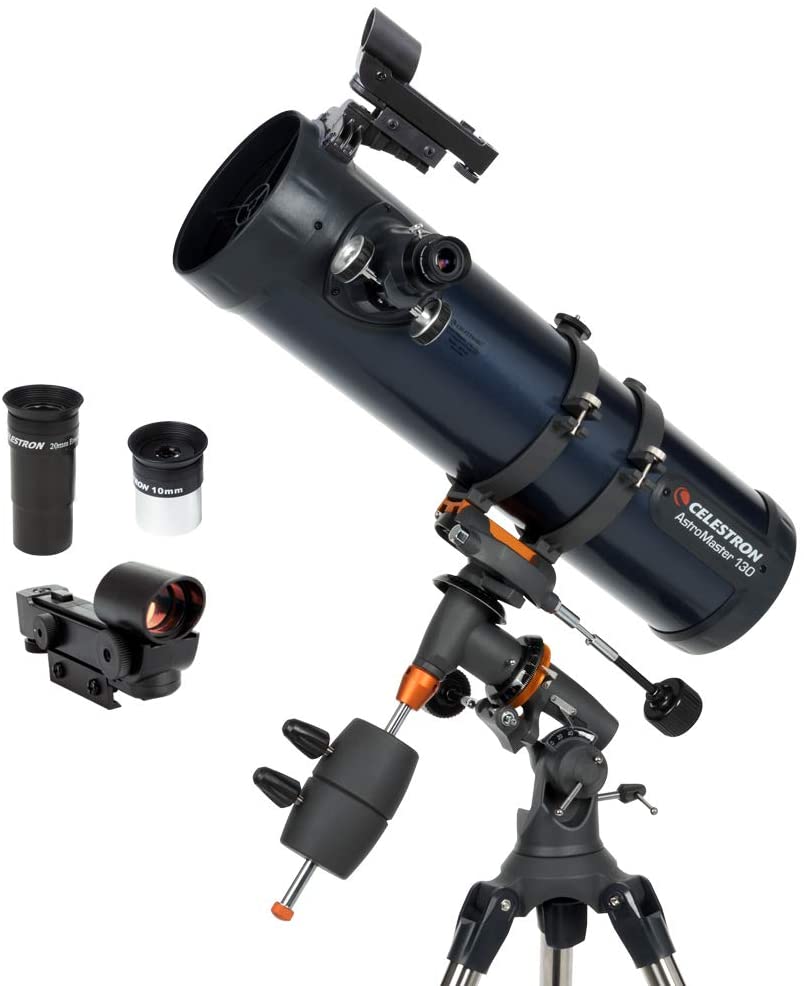 Celestron Telescope Astromaster 130 - تلسكوب سيليسترون أسترو ماستر 130EQ نيوتوني