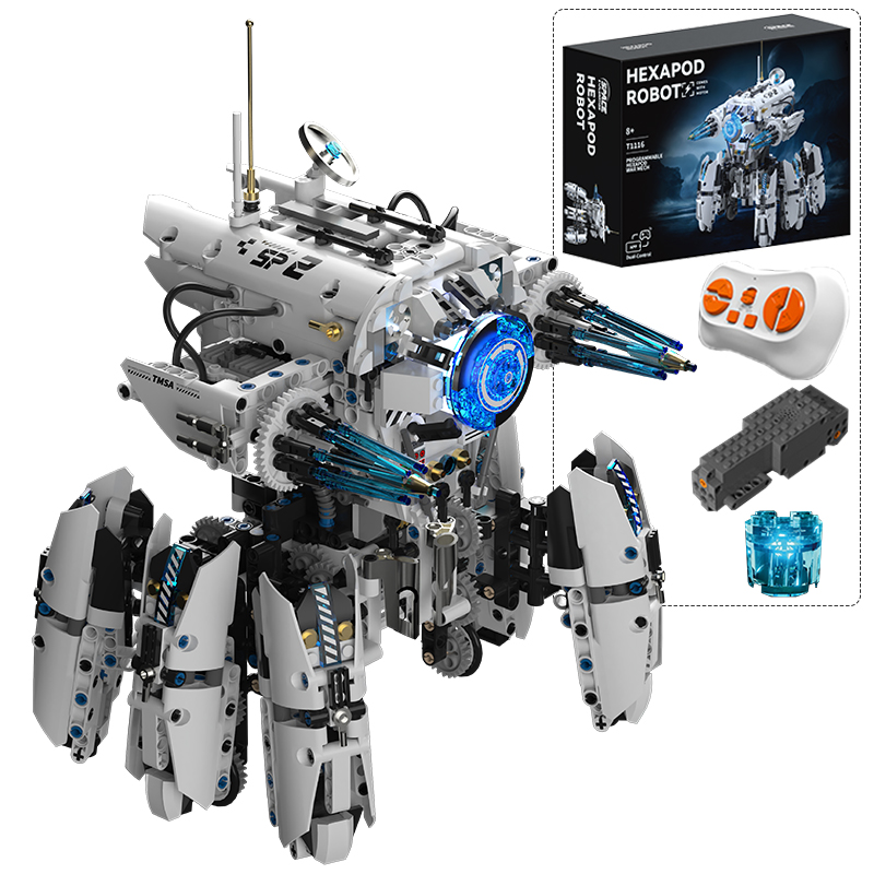 Science Robot - روبوت سداسي الأرجل للبرمجة التقنية، آلة