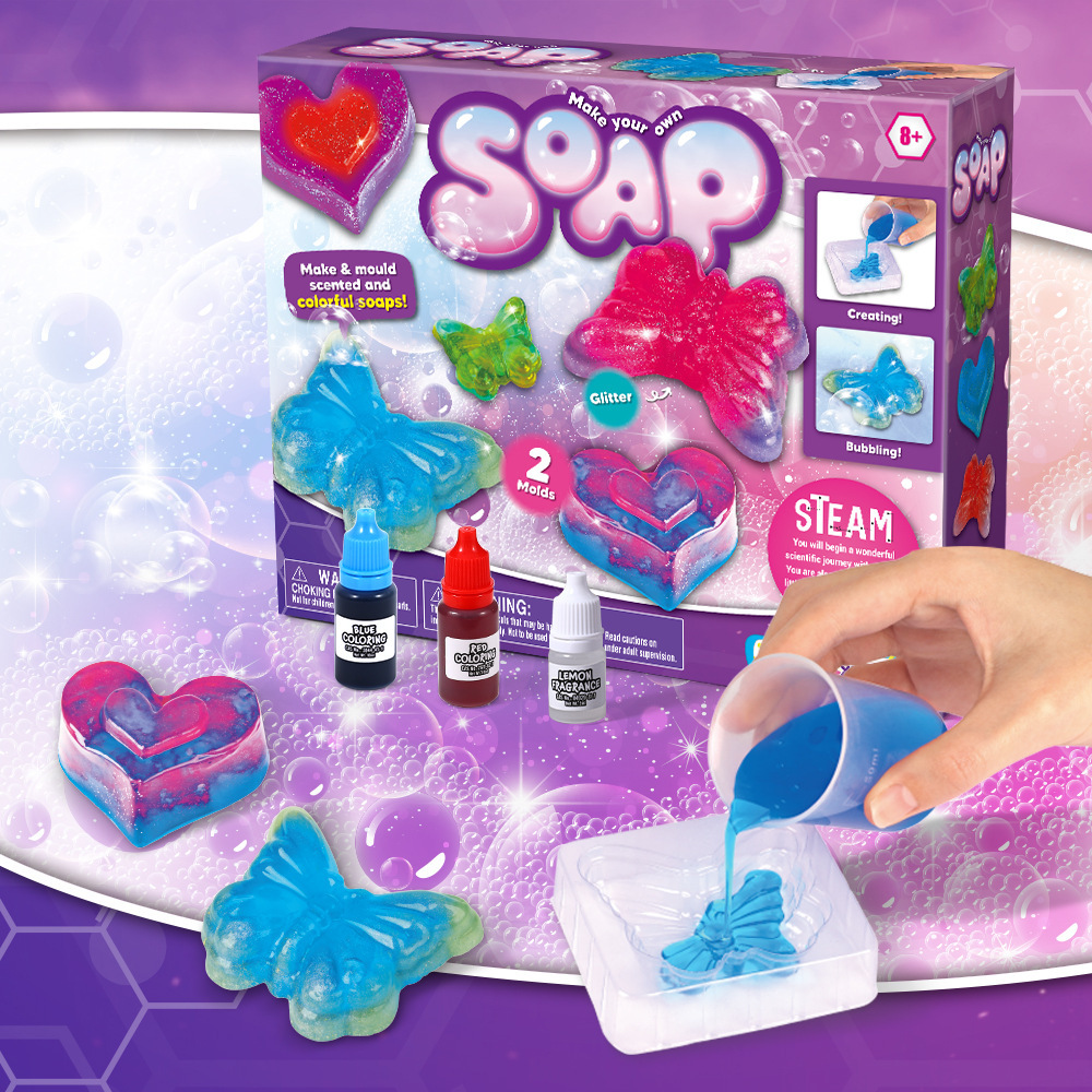 Science Toy - مجموعة صنع الصابون اليدوي، مجموعة تجارب