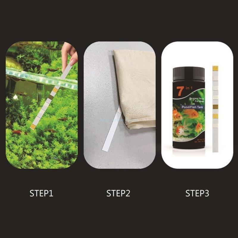 شرائط اختبار جديدة 7 في 1 لحوض - مراجعة Ph Strip Test وسعره