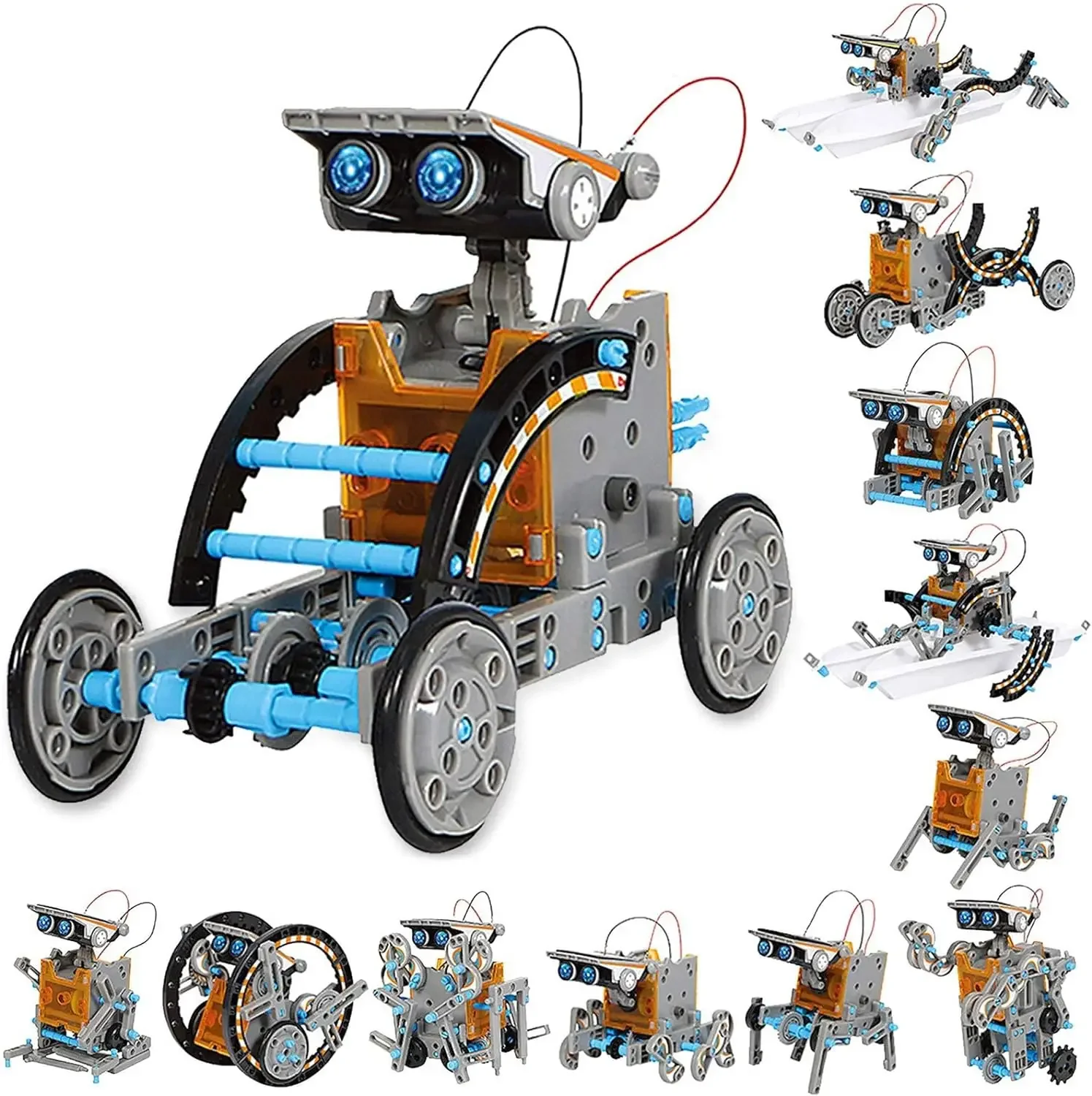 13 في 1 التعليم ألعاب روبوتية  - مراجعة Science Project Robot وسعره