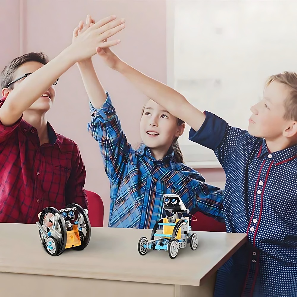 مجموعة مكعبات بناء روبوت شمسي  - مراجعة Science Robot وسعره