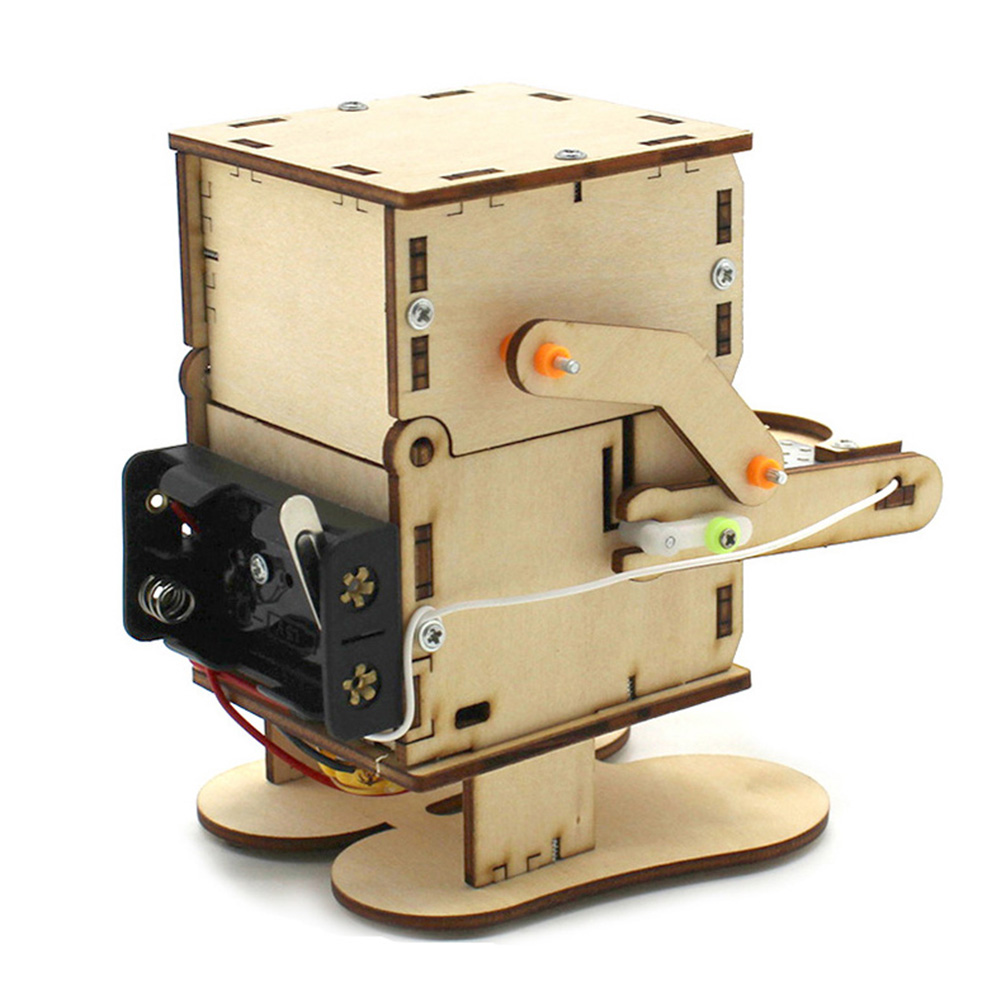 نموذج روبوت خشبي قابل للتجميع  - مراجعة Science Project Robot وسعره