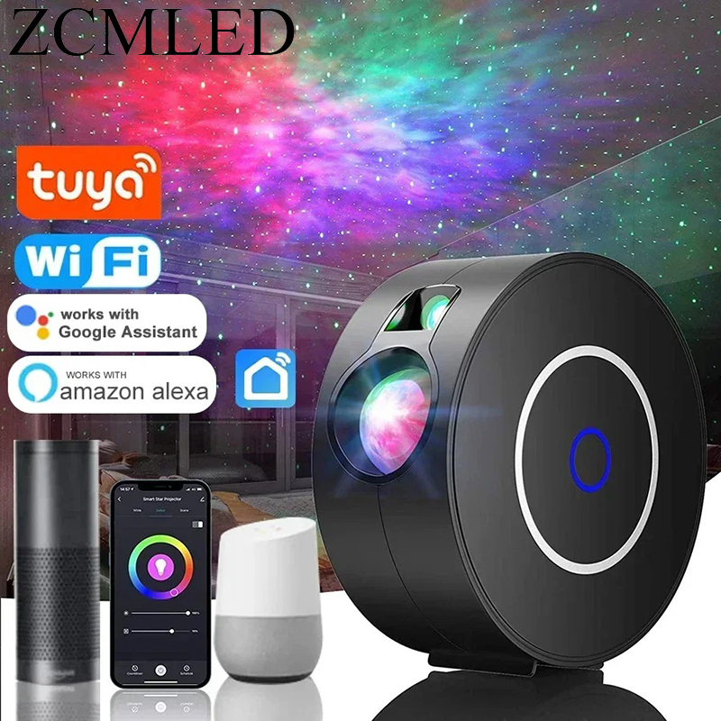 Tuya WiFi ذكي أورورا غالاكسي ا - مراجعة Planetarium Projector Home وسعره