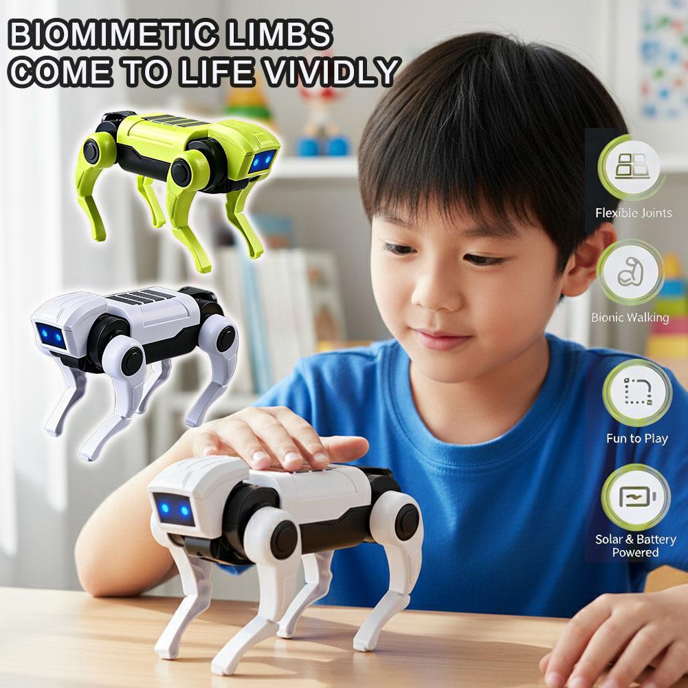 1-10 قطع لعبة روبوت كلب قابلة  - مراجعة Science Project Robot وسعره