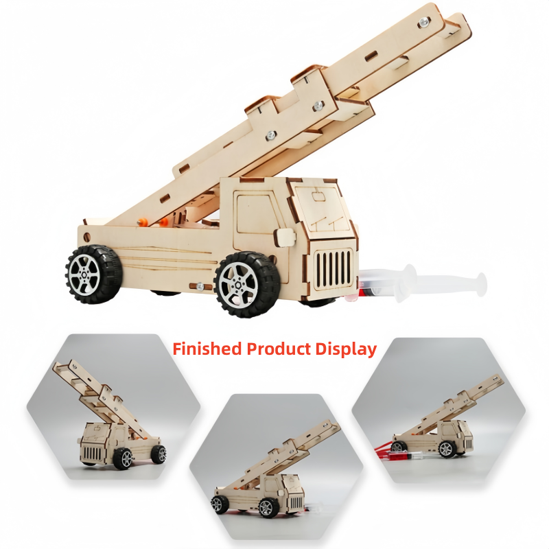 مجموعة نماذج شاحنة إطفاء سلم خ - مراجعة Science Diy Model وسعره